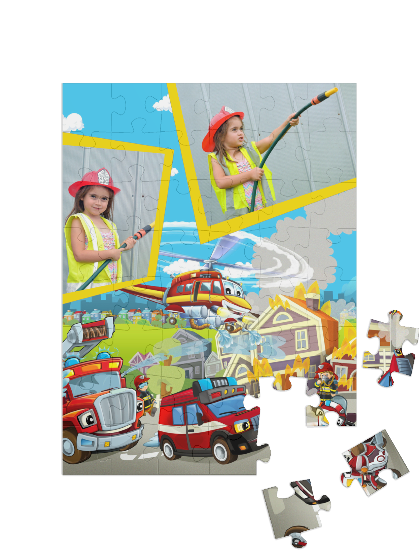 „In Action“ portrait collage